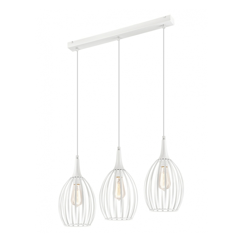 Lustra VINCENT alb 3x60W E27, metal