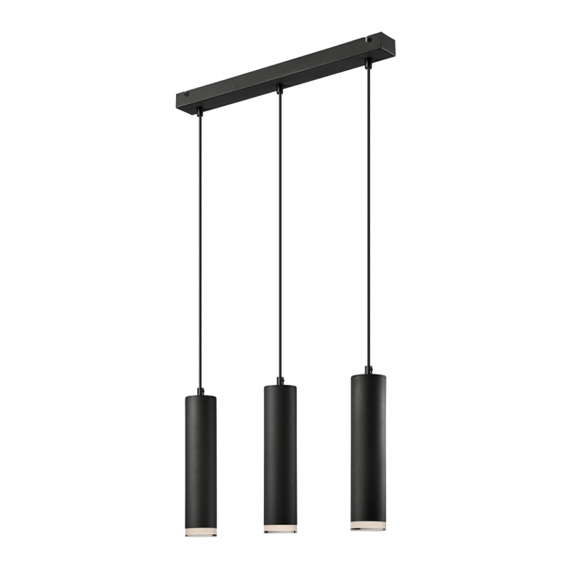 Lustra FRANCO negru 3x60W E27 mini ball, metal