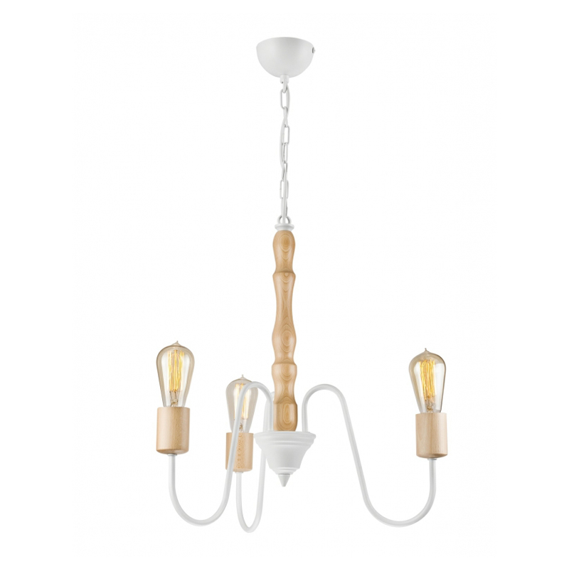 Lustra NORAH alb 3x60W E27, metal