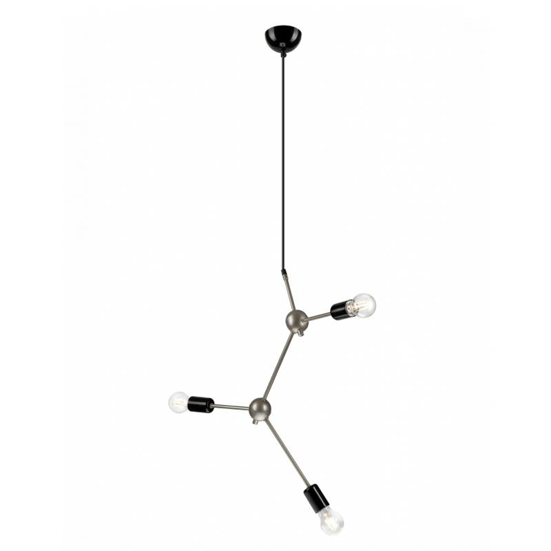 Lustra ALESSIA argintiu 3x60W E27, metal