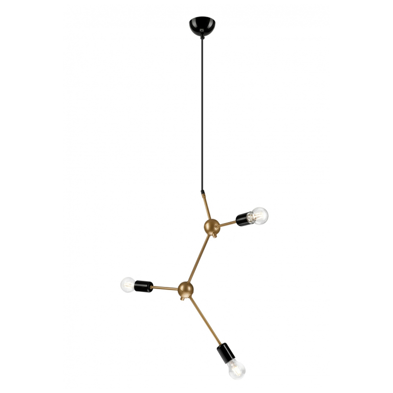Lustra ALESSIA auriu 3x60W E27, metal