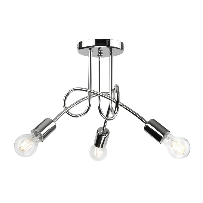 Plafoniera CAMILLA cromat 3x60W E27, metal