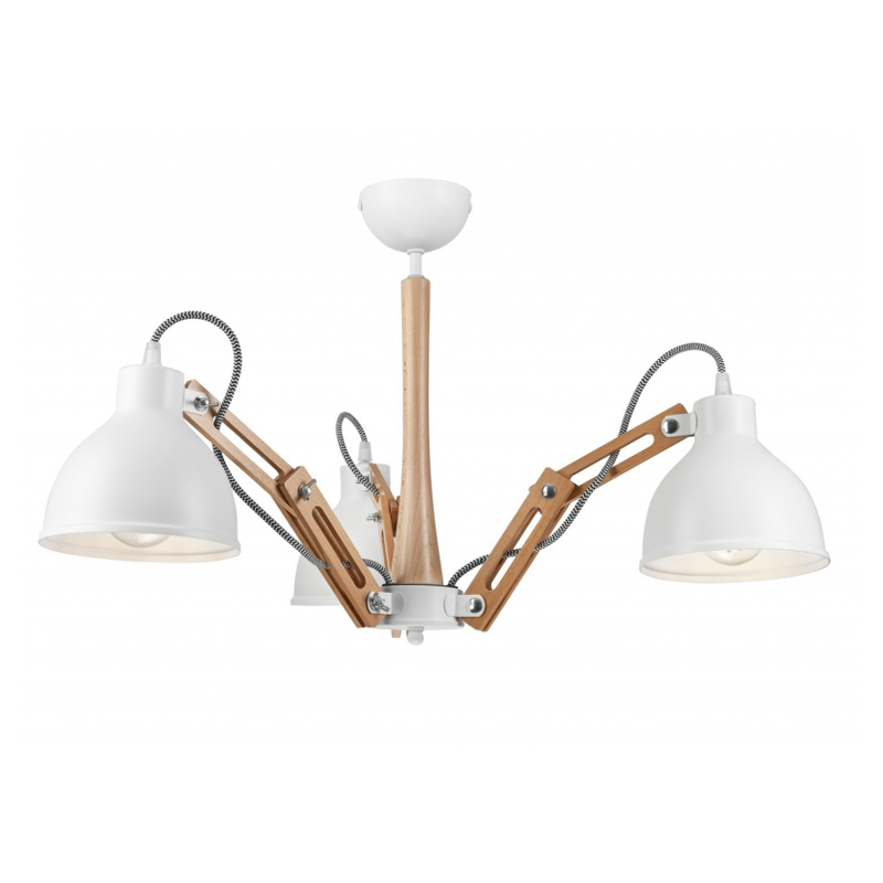 Lustra MARCELLO alb 3x60W E27, metal