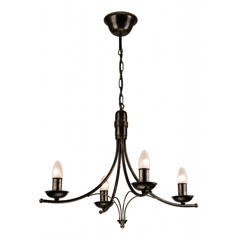 Lustra LUCA negru 4x40W E14, metal