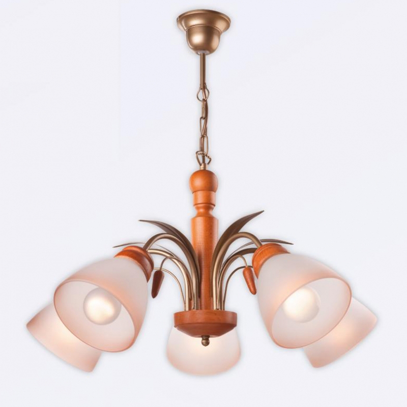 Lustra TULIP anin 5x60W E27, sticla