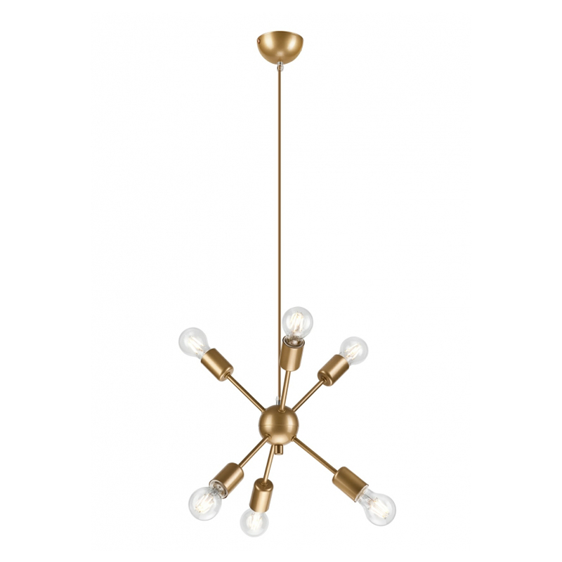 Lustra RUBY auriu 6x60W E27, metal