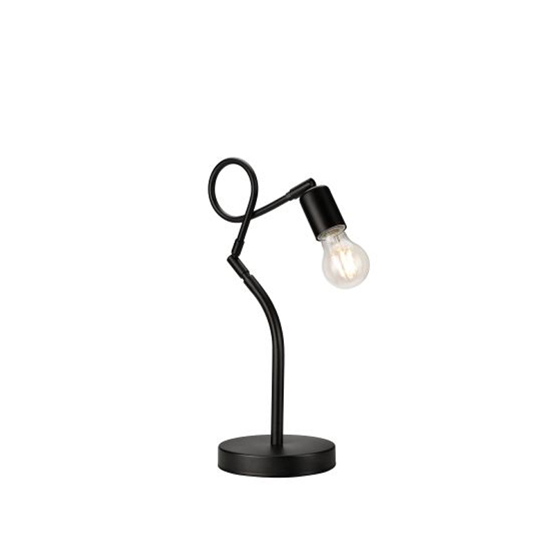Veioza HARRY negru 1x60W E27, metal