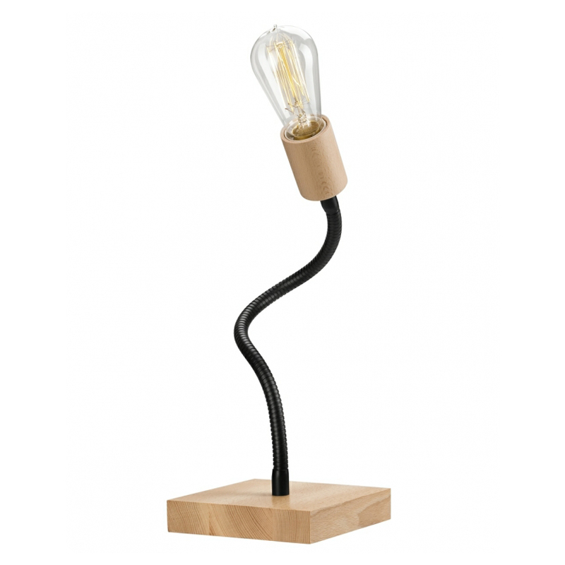 Veioza CAMERON negru 1x60W E27, metal