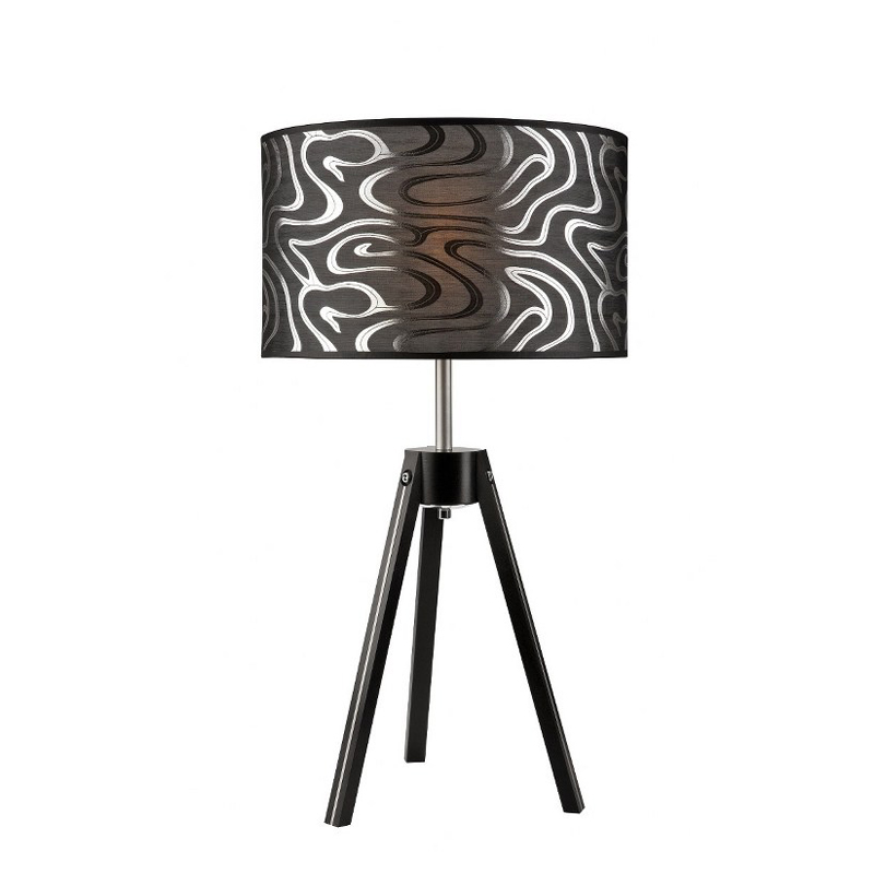 Veioza SOFIA wenge 1x60W E27, textil