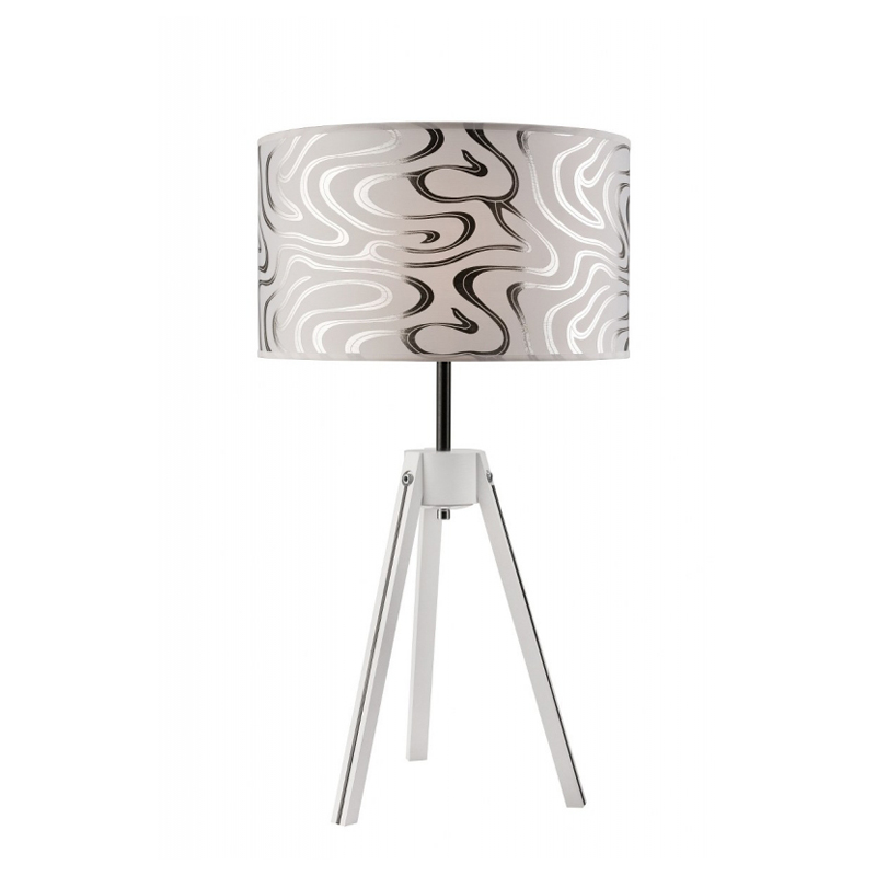 Veioza SOFIA alb 1x60W E27, textil