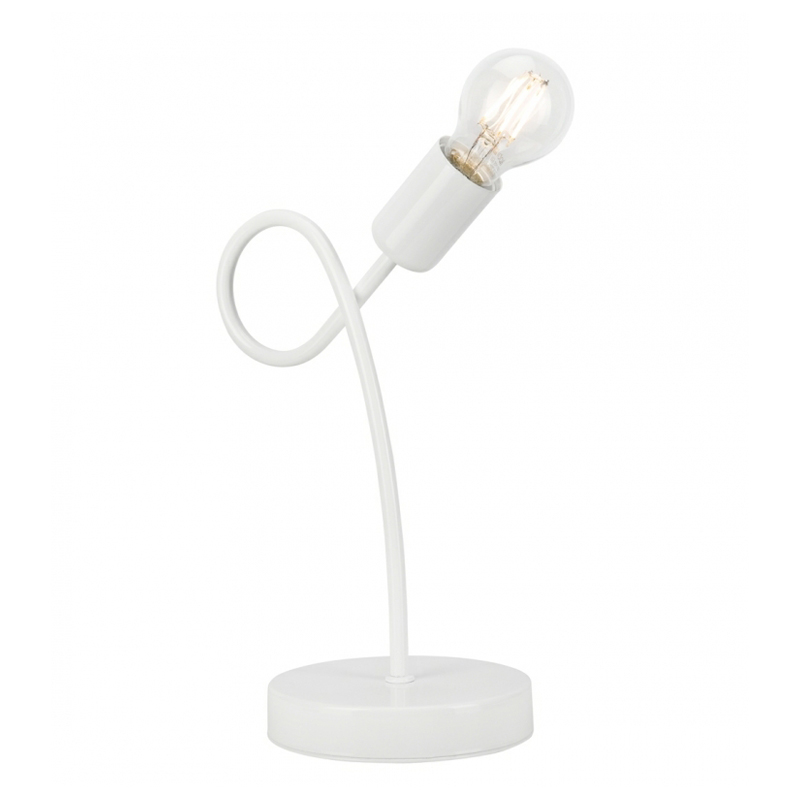 Veioza CAMILLA alb 1x60W E27, metal