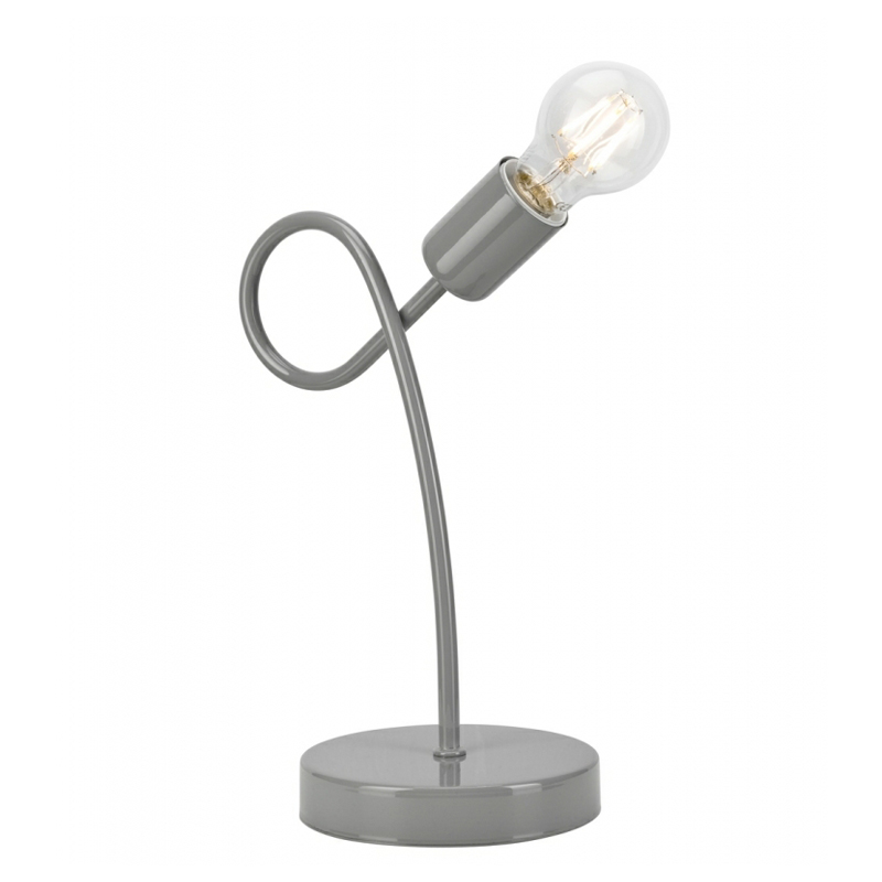 Veioza CAMILLA gri 1x60W E27, metal