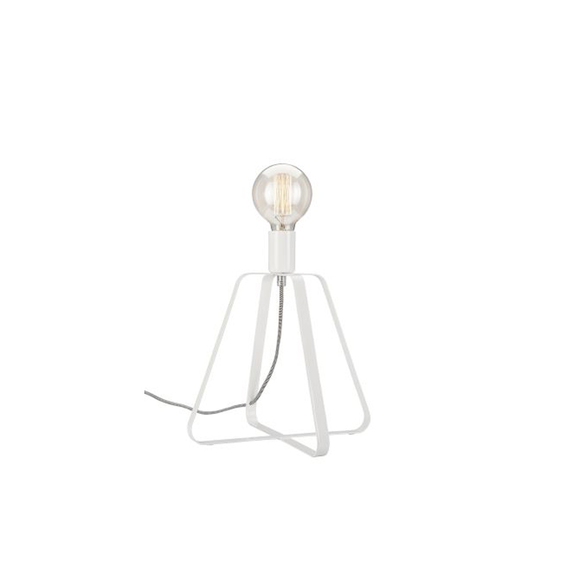 Veioza RICCARDO alb 1x60W E27, metal