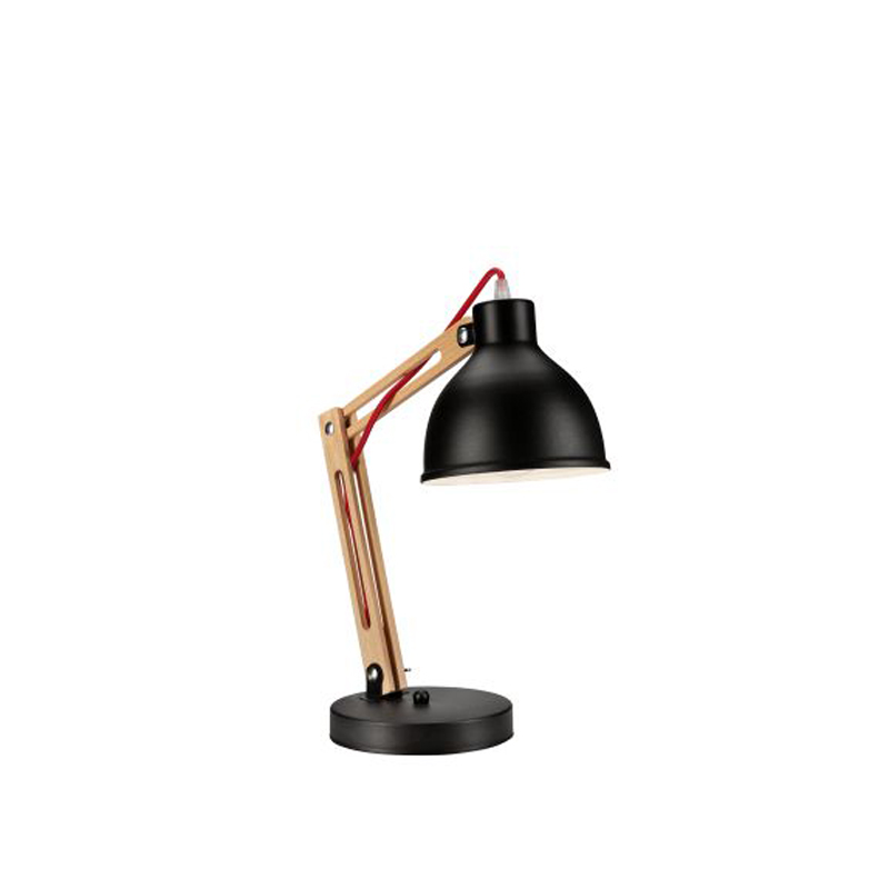 Veioza MARCELLO lemn natur 1x60W E27, metal