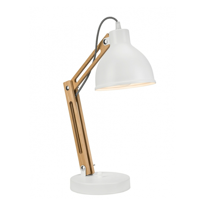 Veioza MARCELLO alb 1x60W E27, metal