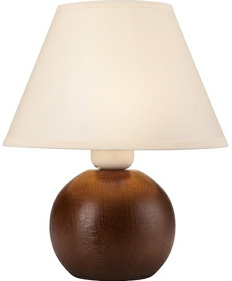 Veioza BALL wenge 1x60W E27, textil