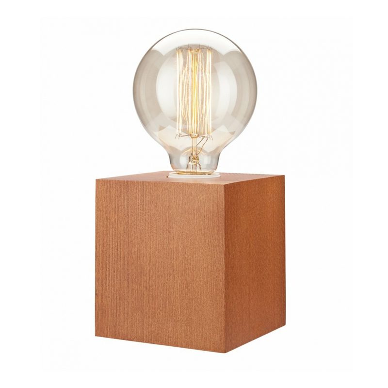 Veioza ARON rustic 1x60W E27, lemn