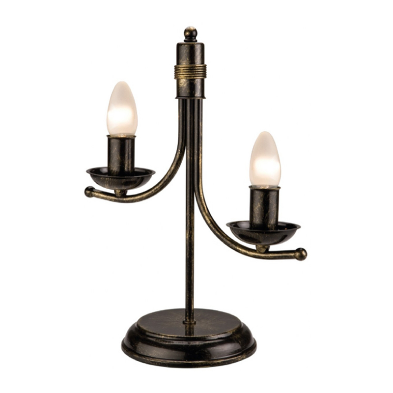 Veioza LUCA negru 2x40W E14, metal