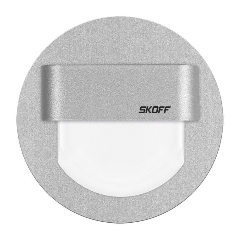 Spot Rueda LED aluminiu, lumina rece, 0.8W, 10V, IP20
