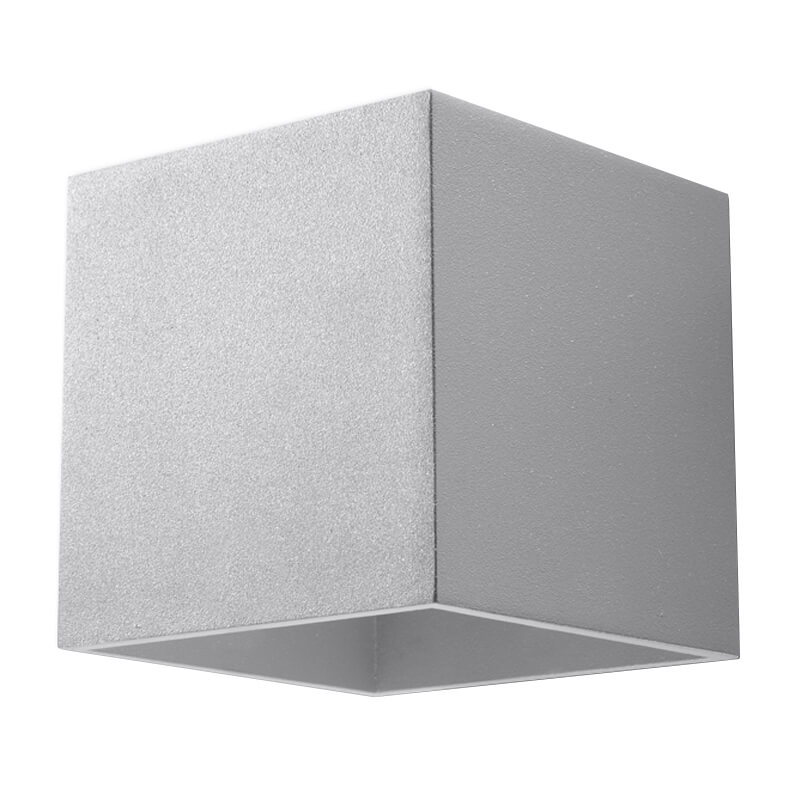 Aplica QUAD gri 1x40W G9, aluminiu