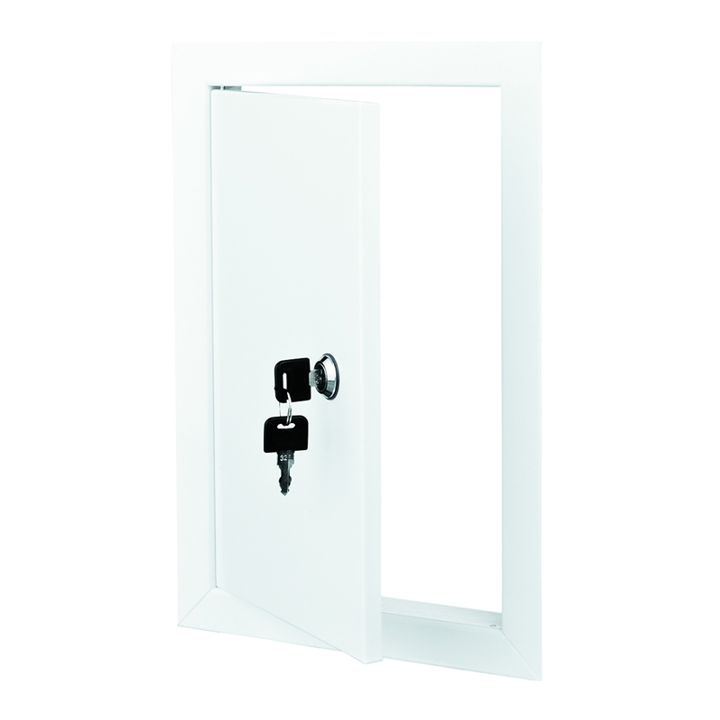 Usita de vizitare metalica cu cheie 300x300mm