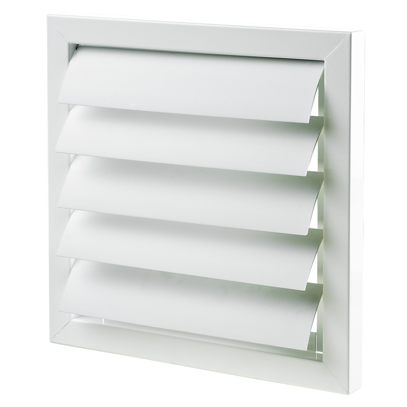 Grila exterior gravitationala  metalica 200x200mm