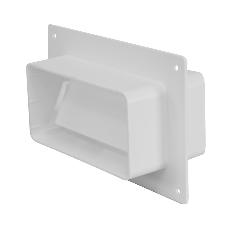 Placa perete cu conector si clapeta antiretur 55x110mm