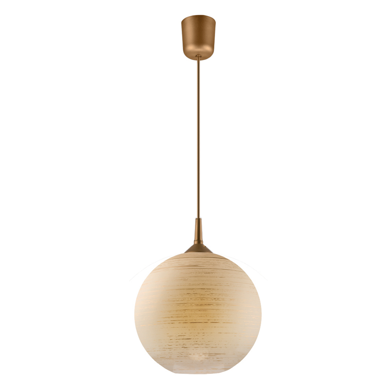 Suspensie DARCY auriu 1x60W E27, sticla - 23861