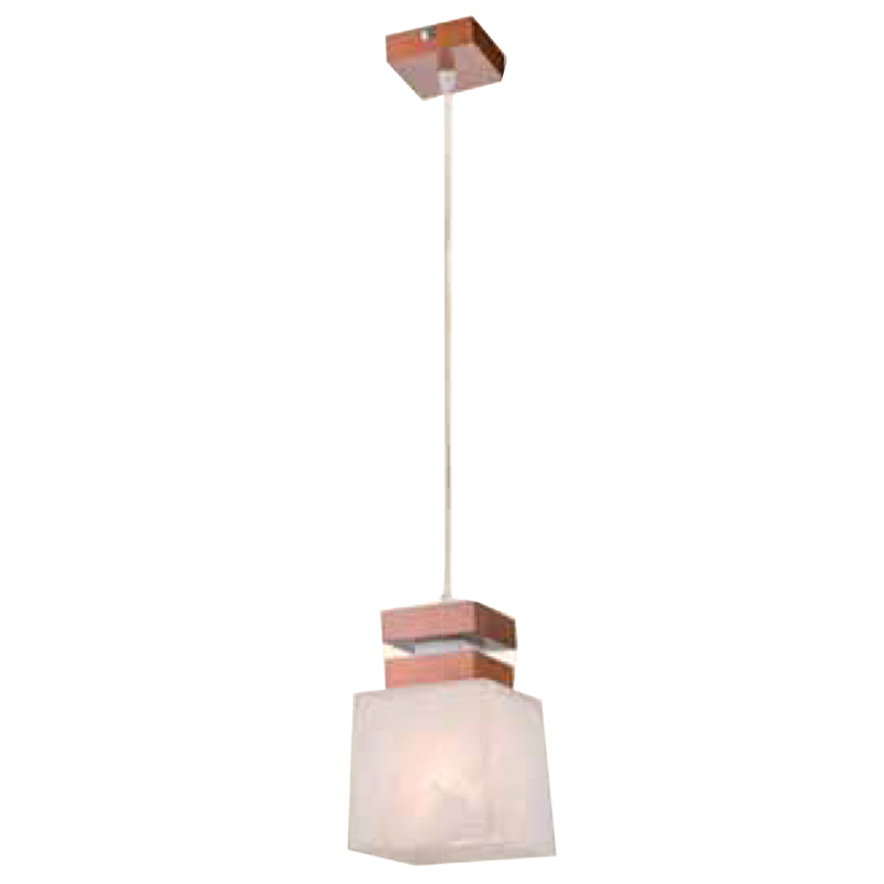 Pendul KUBUS rustic 1x60W E27, sticla