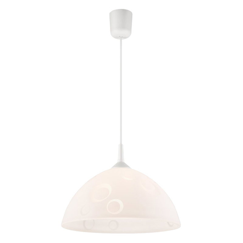 Lustra GARDEN cercuri alb 1x60W E27, sticla