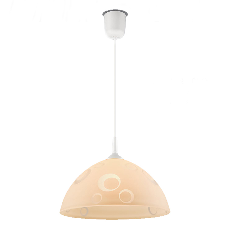 Lustra GARDEN cercuri galben 1x60W E27, sticla