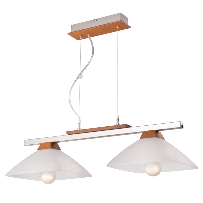 Lustra ELA rustic 2x60W E27, sticla 