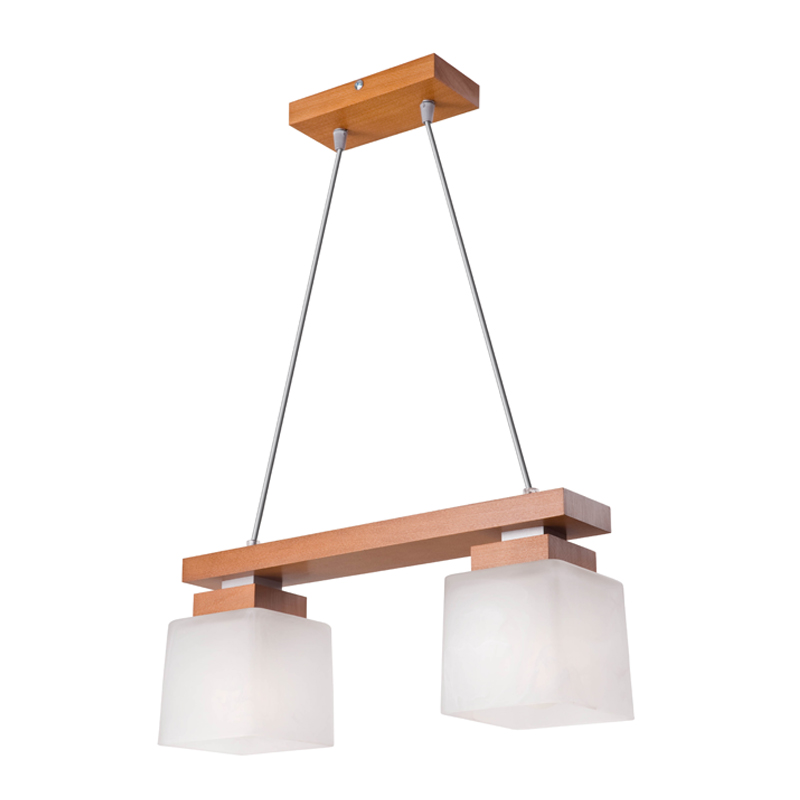 Lustra Kubus rustic 2x60W E27, sticla