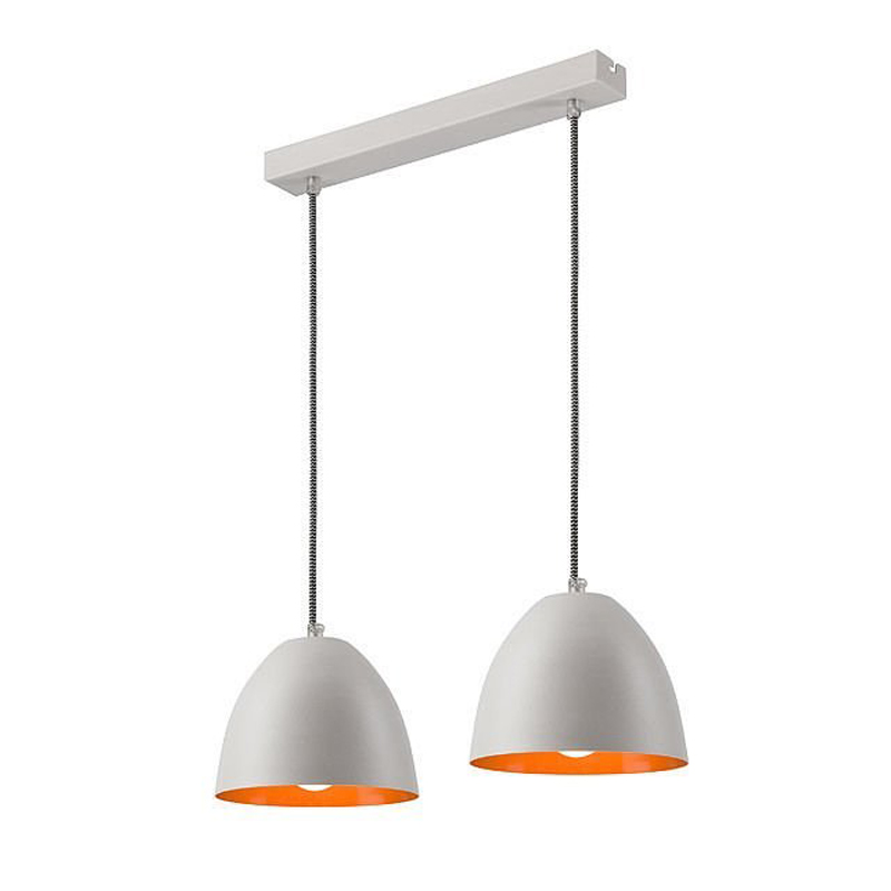 Lustra Livia alb 2x60W E27, metal
