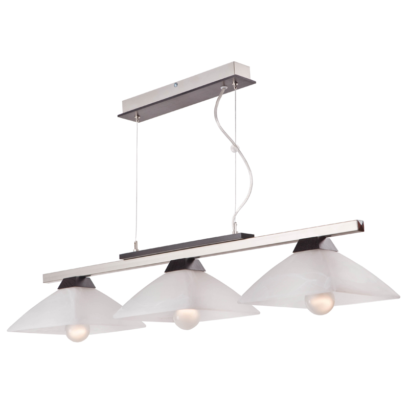 Lustra Ela wenge 3x60W E27, sticla