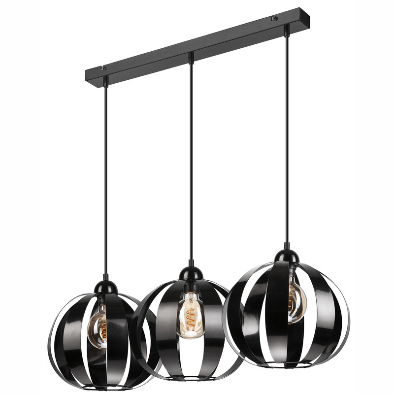 Lustra MINDY negru 3x15W E27, metal