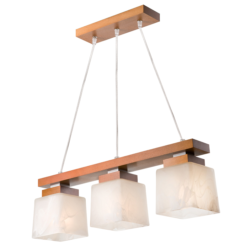 Lustra Kubus rustic 3x60W E27, sticla