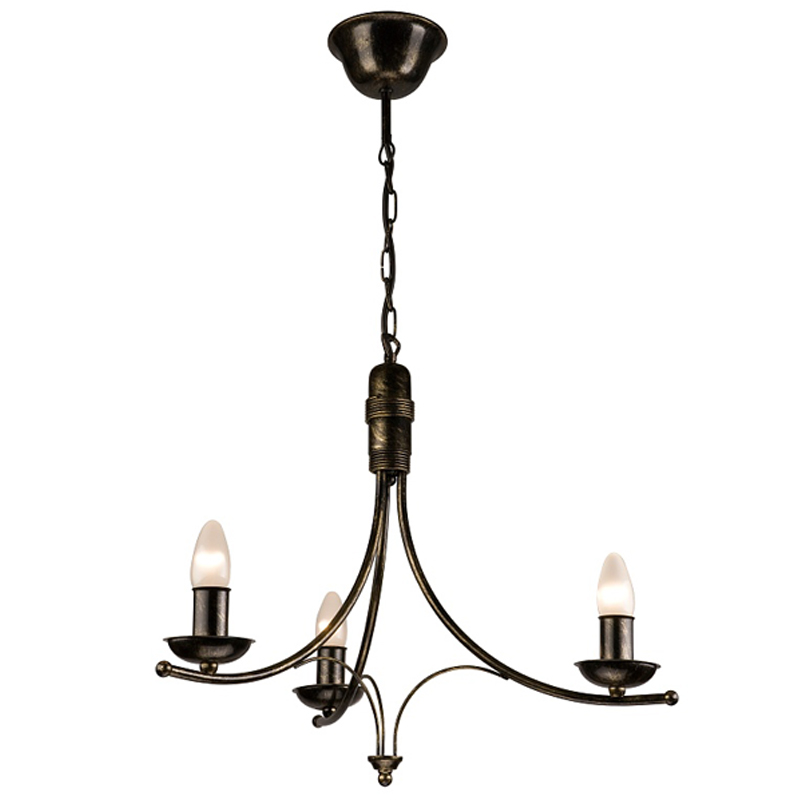 Lustra Luca negru 3x40W E14, metal