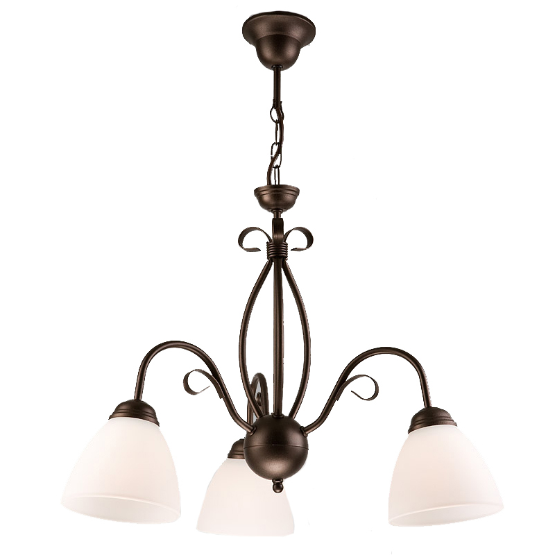 Lustra ADELLE maro 3x60W E27, sticla