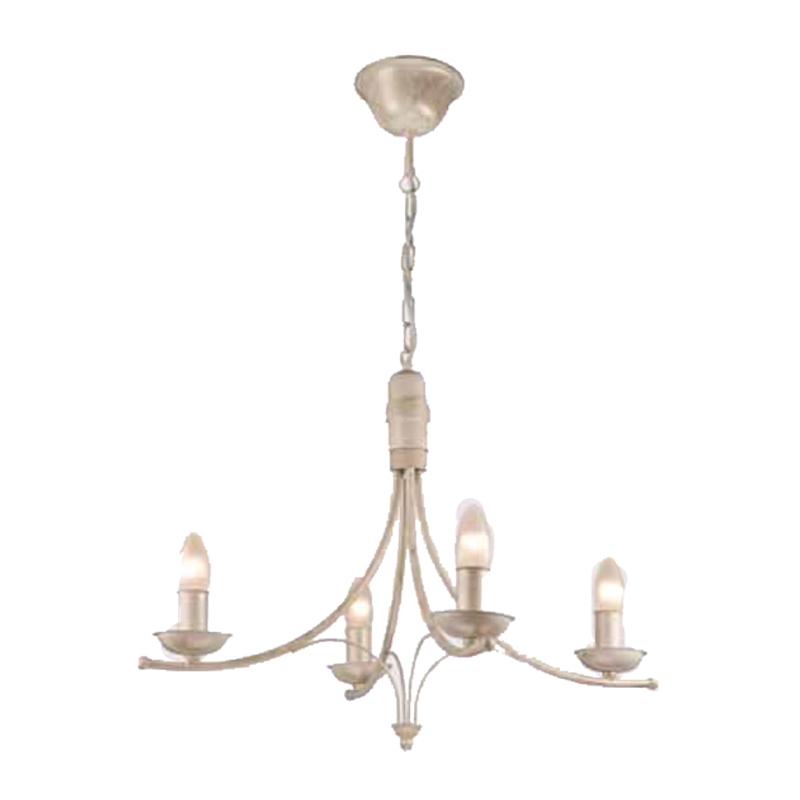 Lustra Luca alb 4x40W E14, metal