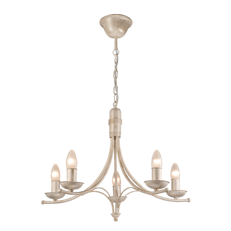 Lustra Luca alb 5x40W E14 , metal