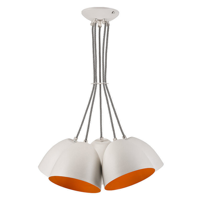 Lustra Livia alb 5x60W E27, metal 