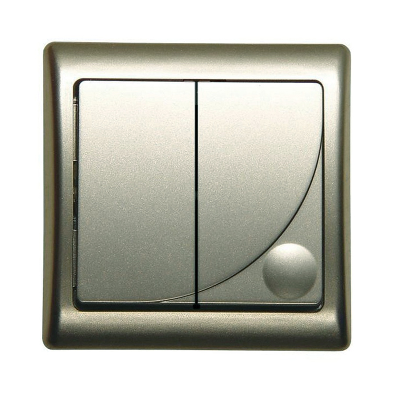 Efekt Comutator iluminat satin