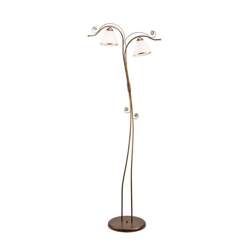 Lampadar RETRO II maro 2x60W E27, sticla 