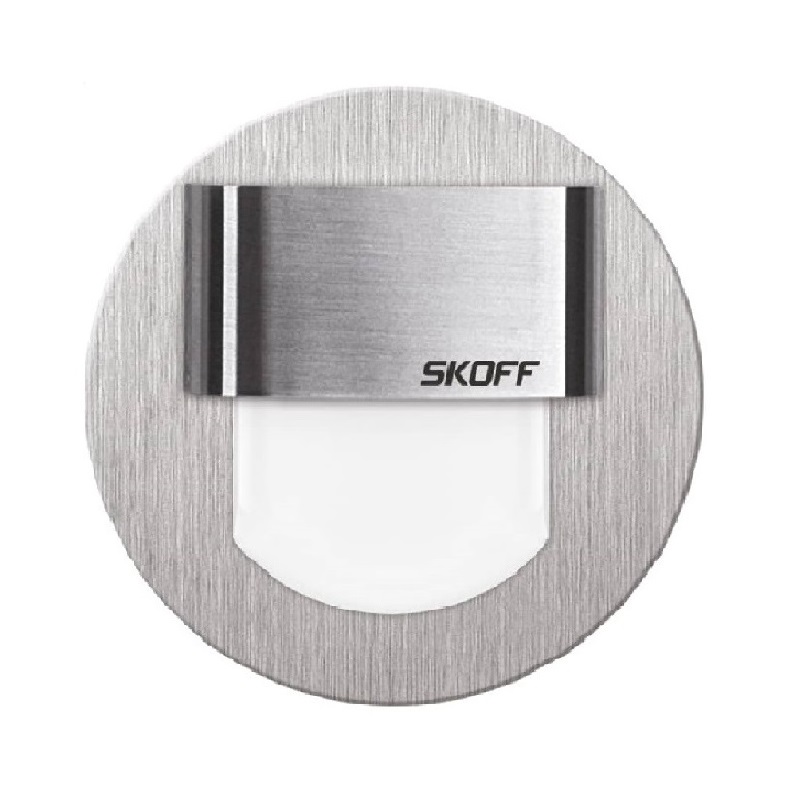 Spot Rueda Mini LED inox, lumina rece, 0.4W, 10V, IP20