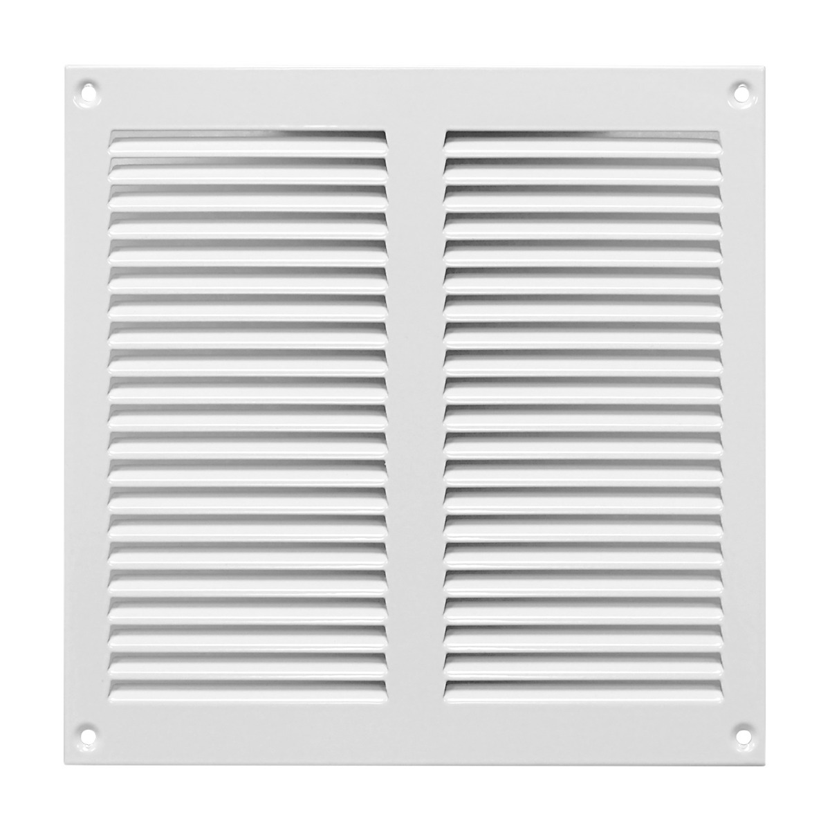 Grila metalica aplicata 200x200mm cu plasa antiinsecte, alba