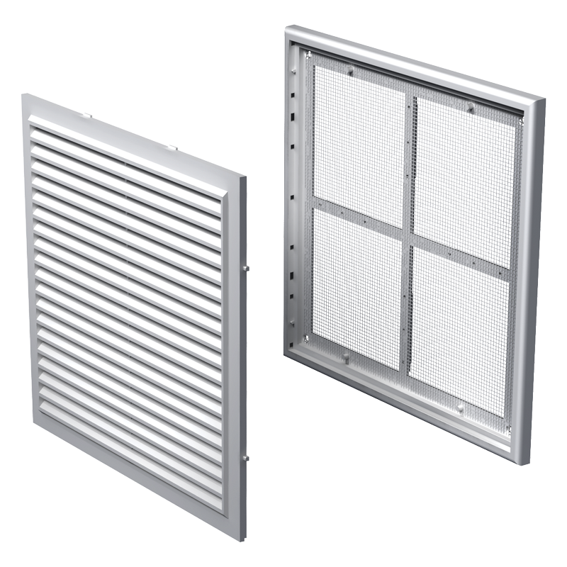 Grila PVC 214x250mm, plasa antiinsecte
