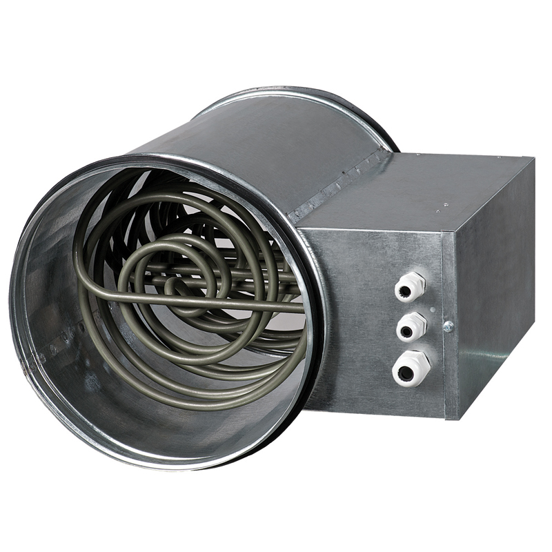 Baterie de incalzire electrica fi 100mm, 1.6 kw, 220V