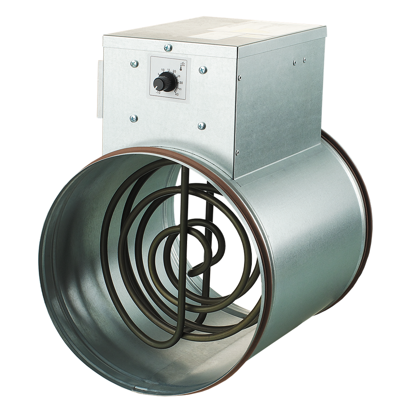 VENTS Baterie de incalzire electrica diam 160mm, 2,4KW cu termostat si senzor de temperatura