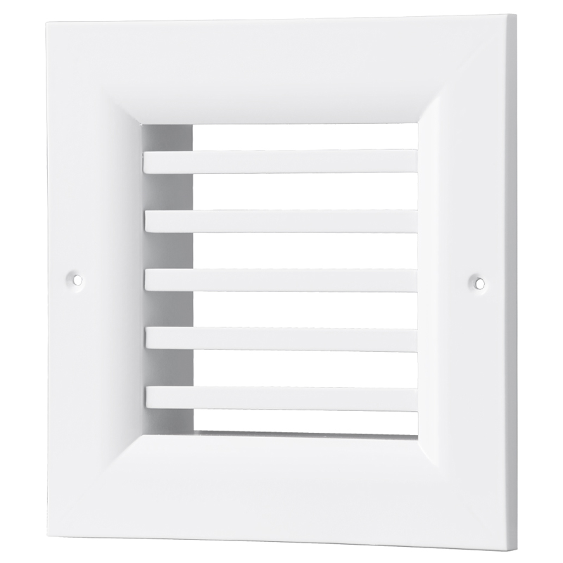 Grila aluminiu cu lamele fixe 0grade 450x300mm